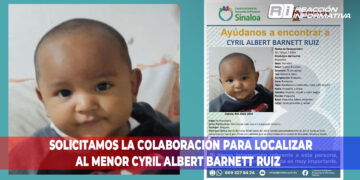 Desaparece menor de ocho meses en Mazatlán