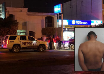 Detiene el grupo especial de la policía a hombre que alteraba el orden familiar