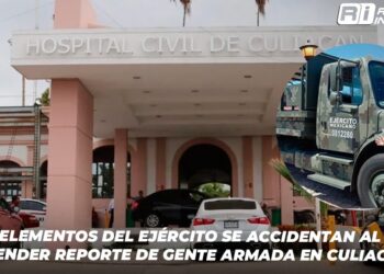 Elementos del Ejército se accidentan al atender reporte de gente armada en Culiacán