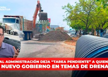 Actual administración deja “tarea pendiente” a quien será el nuevo gobierno en temas de drenaje