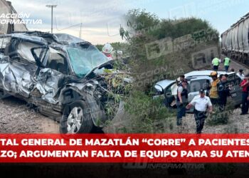 Hospital General de Mazatlán “corre” a pacientes del trenazo; Argumentan falta de equipo necesario para su atención