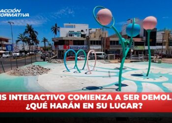 Oasis interactivo comienza a ser demolido