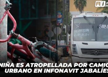 Niña atropellada por camión urbano en Infonavit Jabalíes