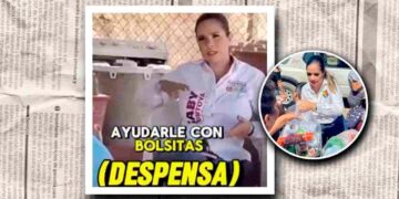(VIDEO) Captan presunta COMPRA DE VOTOS de candidata de Morena en Baja California Sur