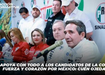 El PAS apoya con todo a los candidatos de la coalición Fuerza y Corazón por México: Cuén Ojeda