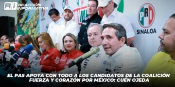 El PAS apoya con todo a los candidatos de la coalición Fuerza y Corazón por México: Cuén Ojeda
