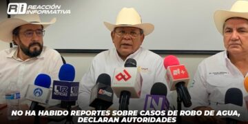 No ha habido reportes sobre casos de robo de agua, declaran autoridades