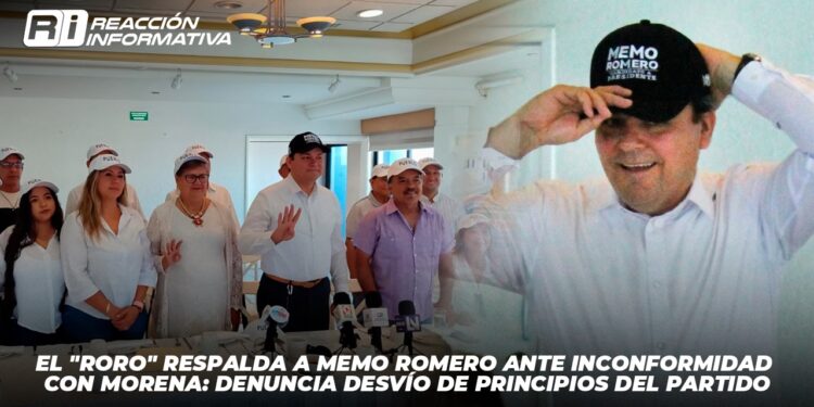 El “RoRo” respalda a Memo Romero ante inconformidad con Morena: denuncia desvío de principios del partido