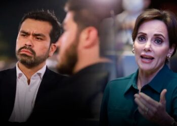 ‘Es un COBARDE que corrió’: Lilly Téllez vs Máynez por colapso de escenario