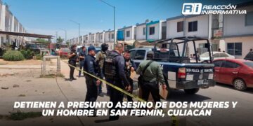 Detienen a presunto asesino de dos mujeres y un hombre en San Fermín, Culiacán