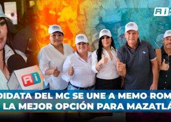 Candidata del MC se une a Memo Romero: “Es la mejor opción para Mazatlán”