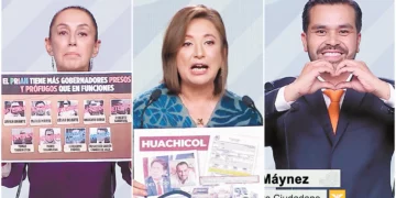 En tercer debate presidencial, Claudia Sheinbaum y Xóchitl se acusan de nexos con el crimen organizado