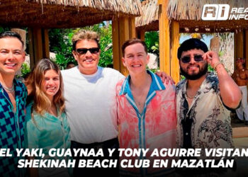 El Yaki, Guaynaa y Tony Aguirre visitan Shekinah Beach Club en Mazatlán