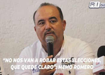“No nos van a robar estas elecciones, que quede claro”: Memo Romero