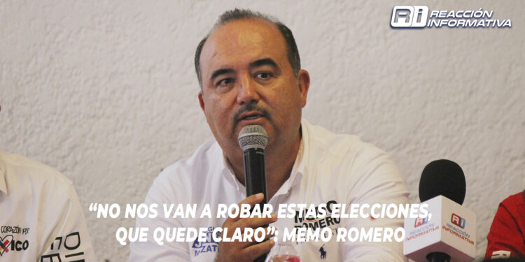 “No nos van a robar estas elecciones, que quede claro”: Memo Romero
