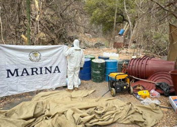 Marina localiza y desmantela ocho laboratorios para la elaboración de drogas sintéticas en Sinaloa