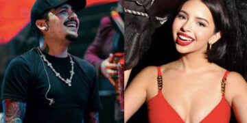 Aseguran que Ángela Aguilar ya usa las joyas de Christian Nodal, la captaron con una supuesta cadena de él