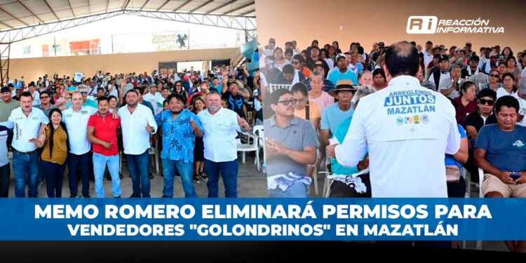 Memo Romero eliminará permisos para vendedores “Golondrinos” en Mazatlán