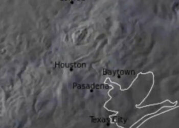 ¡Fue como un huracán! Tormenta en Houston se vio así desde satélite