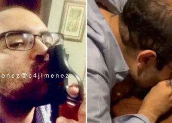 Difunden imágenes de candidato Héctor Mora consumiendo droga y besando una pistola