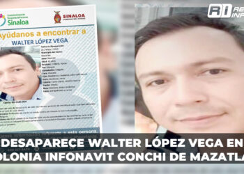 Desaparece Walter López Vega en colonia Infonavit Conchi de Mazatlán