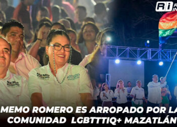 Memo Romero es arropado por la comunidad LGBTTTIQ+ Mazatlán
