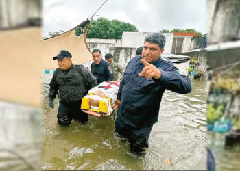 “En diez minutos ya estábamos bajo el agua”, narra afectada de lluvias en Chetumal
