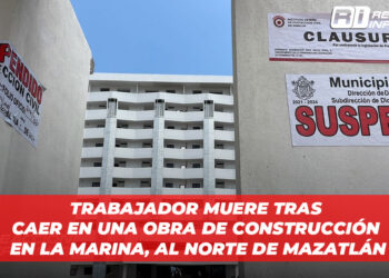 Trabajador muere tras caer en una obra de construcción en La Marina, al norte de Mazatlán