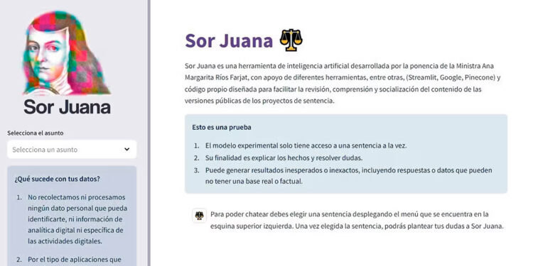 Ponen al servicio de la justicia la IA