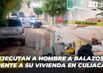 Ejecutan a hombre a balazos frente a su vivienda en Culiacán