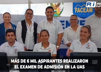 Más de 6 mil aspirantes realizaron el examen de admisión en la UAS