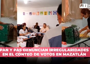 PAN y PAS denuncian irregularidades en el conteo de votos en Mazatlán