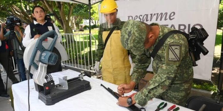 Ejército Mexicano realizará la campaña de Desarme Voluntario en Sinaloa
