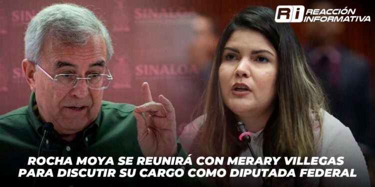 Rocha Moya se reunirá con Merary Villegas para discutir su cargo como diputada federal