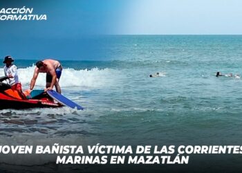 Joven Bañista Víctima de las Corrientes Marinas en Mazatlán