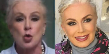 Laura Zapata causa revuelo al entonar el Himno Nacional en protesta por el resultado de las elecciones