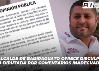 Alcalde de Badiraguato ofrece disculpas a Diputada por comentarios inadecuados