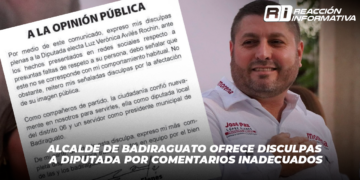 Alcalde de Badiraguato ofrece disculpas a Diputada por comentarios inadecuados