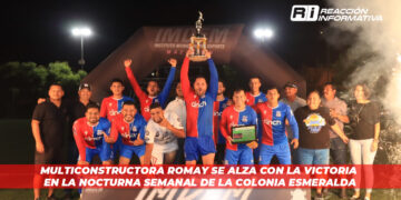 Multiconstructora Romay se alza con la victoria en la Nocturna Semanal de la Colonia Esmeralda