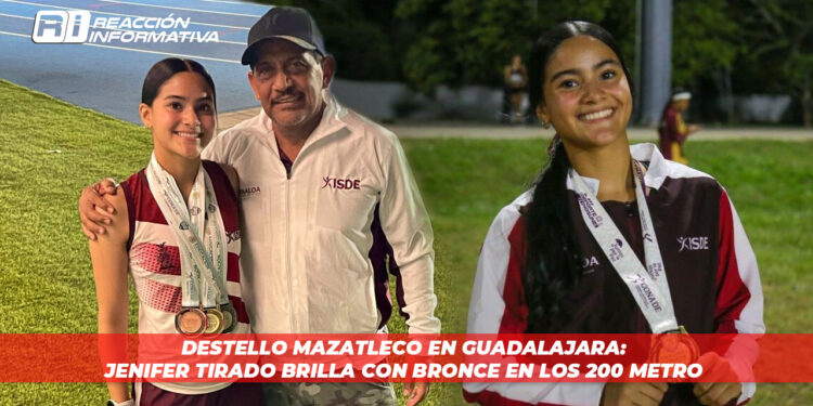 Destello Mazatleco en Guadalajara: Jenifer Tirado Brilla con Bronce en los 200 metros en los Juegos Nacionales Conade 2024