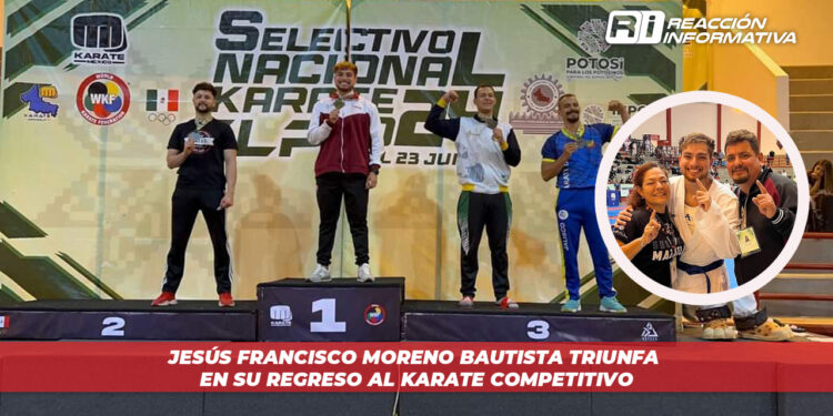 Jesús Francisco Moreno Bautista Triunfa en su Regreso al Karate Competitivo