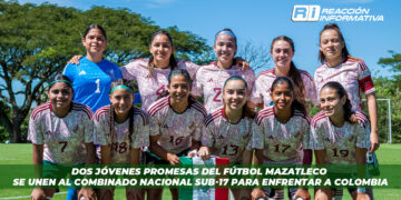 Dos jóvenes promesas del fútbol mazatleco se unen al combinado nacional sub-17 para enfrentar a Colombia