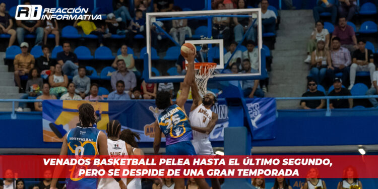 Venados Basketball pelea hasta el último segundo, pero se despide de una gran temporada