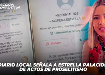 Diario local señala a estrella Palacios de actos de proselitismo