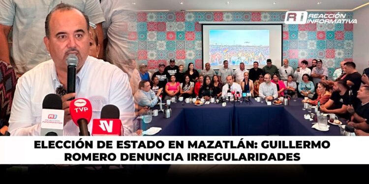 Elección de estado en Mazatlán: Guillermo Romero denuncia irregularidades