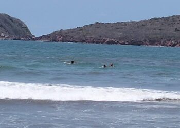 Elementos Salvavidas ponen a salvo a un turista que presentó dificultad para salir del mar