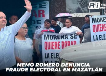 Memo Romero denuncia fraude electoral en Mazatlán