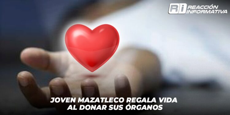 Joven mazatleco regala vida al donar sus órganos