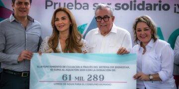 La gente que tiene sed te lo agradece y nosotros también: Rocha Moya