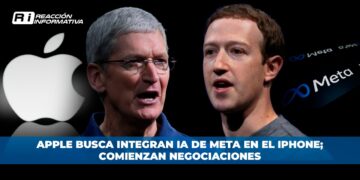 Apple busca integran IA de Meta en el iPhone; comienzan negociaciones